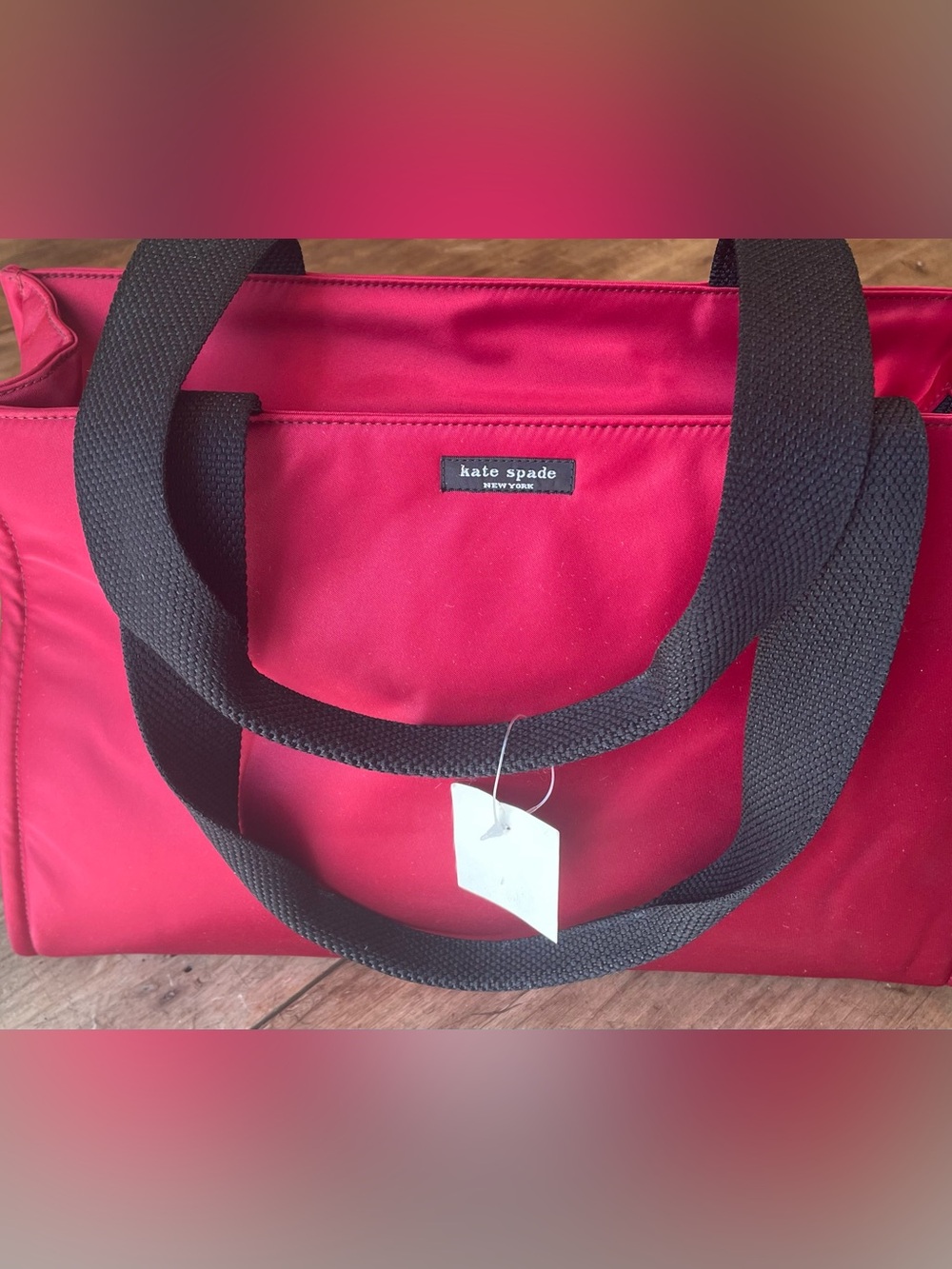 NWT Kate Spade Cranberry Red Shopper Tote Bag